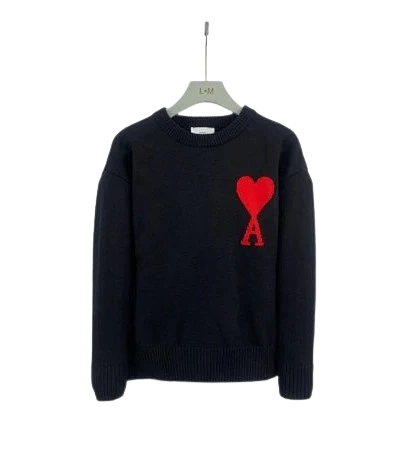 Ami Paris – Sweter z motywem serca